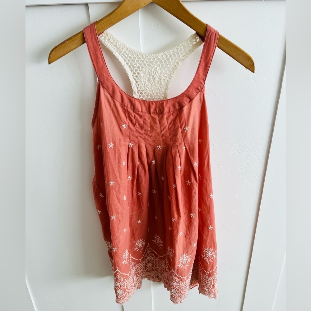 Twenty One Tank Coral Color Size L